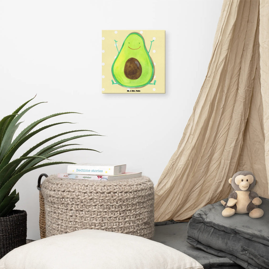 Canvas picture avocado Happy Leinwand, Wanddeko, Bild, Kunstdruck, Dekoration, Avocado, Veggie, Vegan, Gesund, Chaos