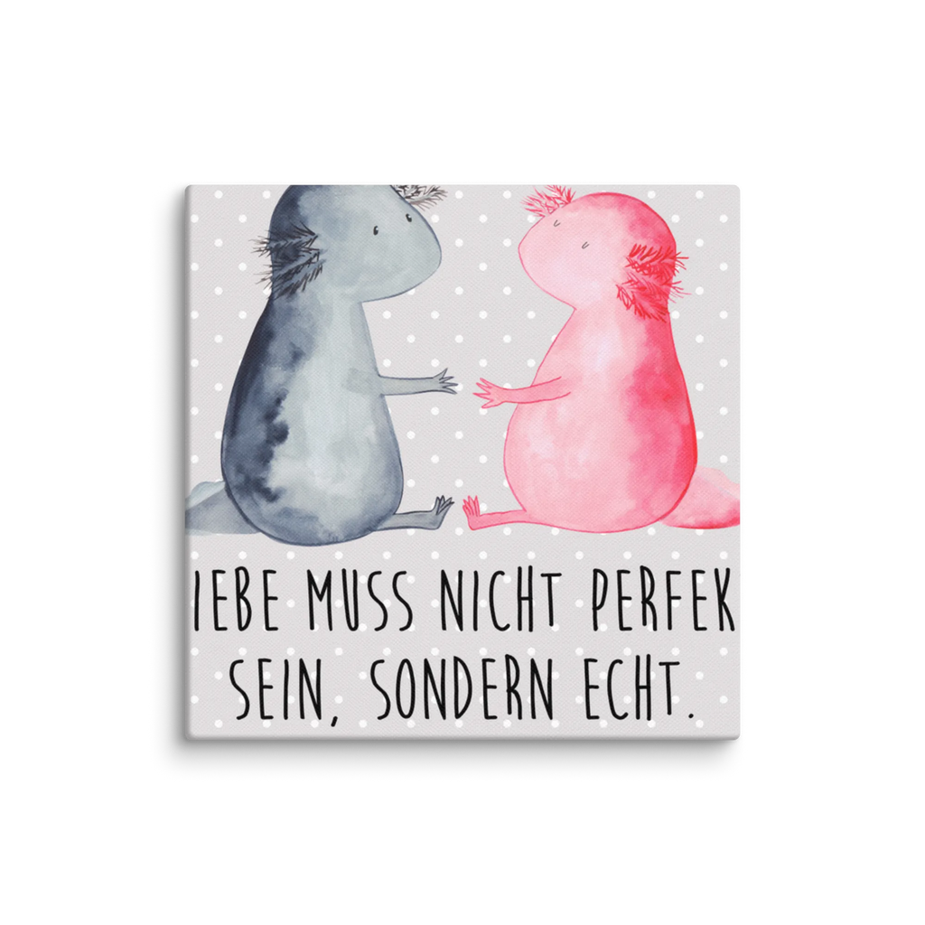 Leinwand Bild Axolotl Liebe Kunstdruck, Leinwand, Molch, Axolotl, Jahrestag, Liebe, Freund, Valentinstag, Verlobter, Lurch, Große Liebe, Lurche, Schwanzlurch, Axolot, Ehemann, Liebesbeweis
