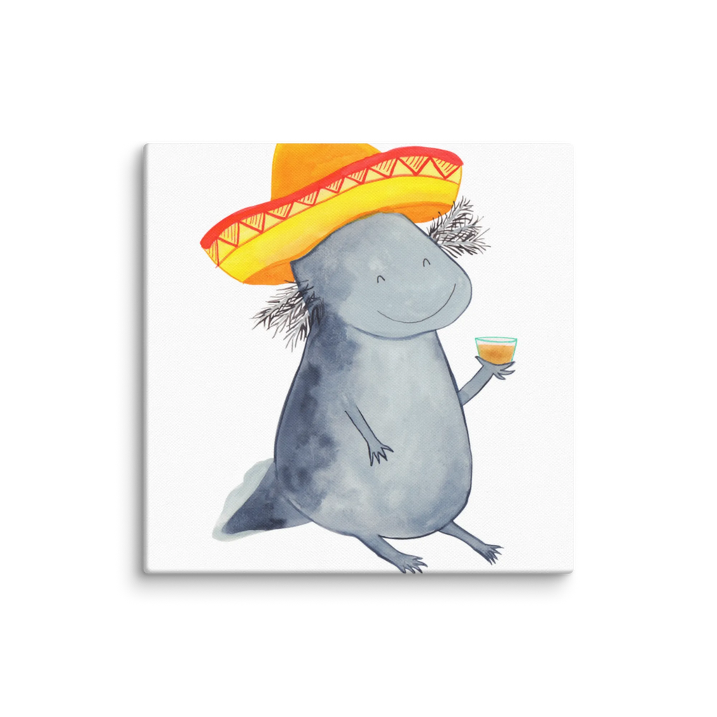 Canvas picture axolotl tequila Kunstdruck, Leinwand, Molch, Axolotl, Schwanzlurch, Feuersalamander, Axolot, Motivation, Zitrone, Mexico, Sombrero, Mexiko, Spruch, Feuerdrache, Lurche, Tequila, Lurch