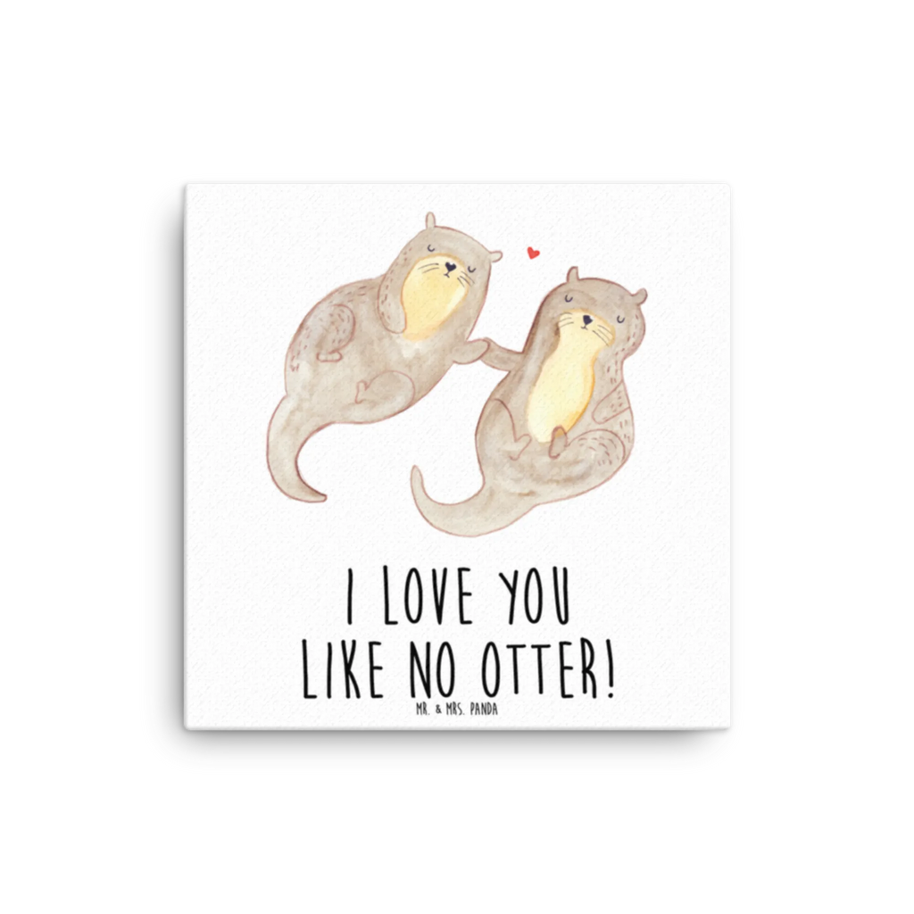 Canvas picture otter holding hands Kunstdruck, Leinwand, Otter, Seeotter, Fischotter, Otter Seeotter See Otter