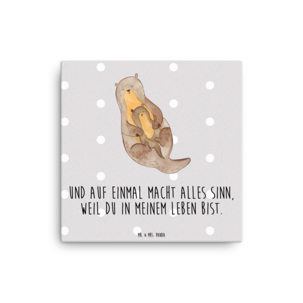 Canvas picture otter child Kunstdruck, Leinwand, Fischotter, Seeotter, Otter, Otter Seeotter See Otter