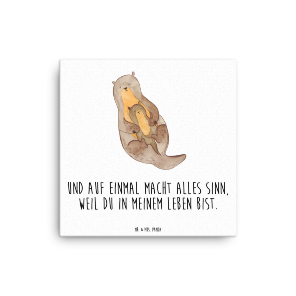 Canvas picture otter child Kunstdruck, Leinwand, Fischotter, Seeotter, Otter, Otter Seeotter See Otter