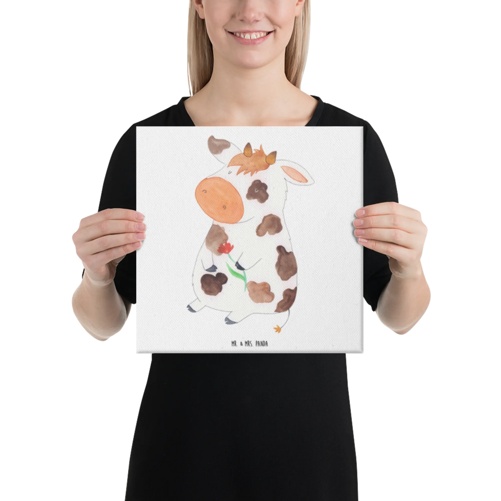 Canvas picture Cow Wanddeko, Kunstdruck, Dekoration, Bild, Leinwand, Bauernhof, Hoftiere, Landwirt, Landwirtin, Hof, Motivtion, Milchkuh, Träume, Spruch, Magie, Milch, Kuh, Flausen, Kühe