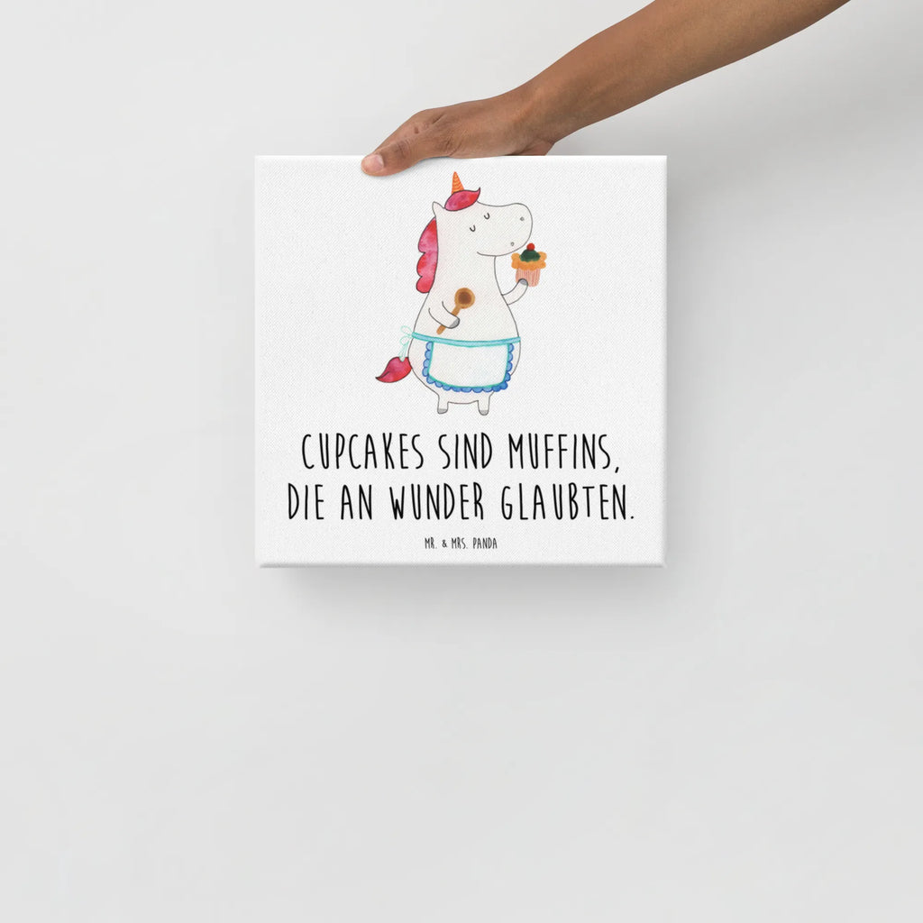 Canvas picture Jednorożec Kuchnia Kunstdruck, Leinwand, Unicorn, Einhorn, Einhorn Deko, Einhörner, Bäckerin, Torte, Träumen, Muffin, Koch, Hobbykoch, Kuchen, Backen, Motivation, Träumer