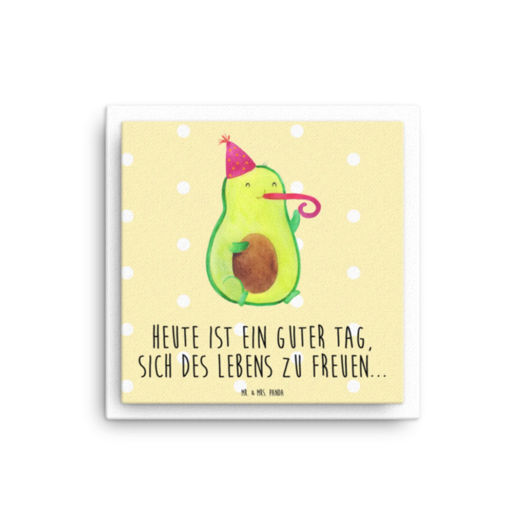 Leinwand Bild Avocado Partyhupe Wanddeko, Bild, Leinwand, Dekoration, Kunstdruck, Avocado, Veggie, Vegan, Gesund, Feierlichkeit, Party, Tröte, Gute Laune, Geburtstag, Fete, Feier