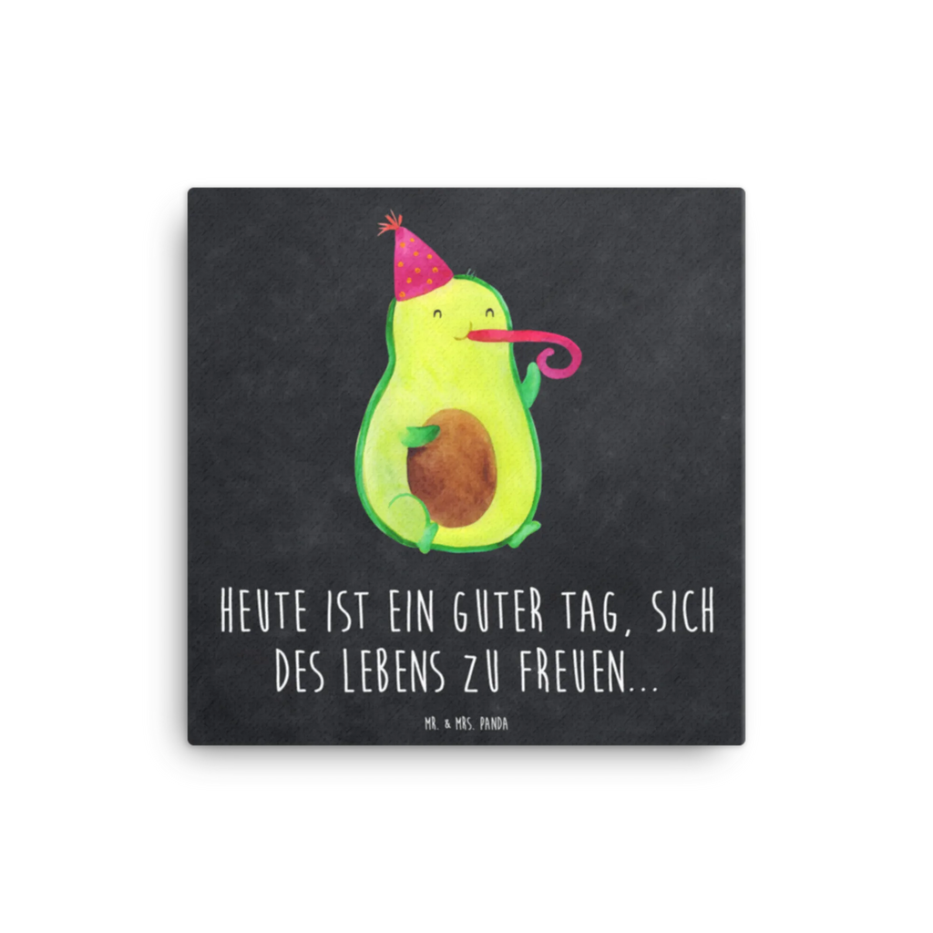 Leinwand Bild Avocado Partyhupe Wanddeko, Bild, Leinwand, Dekoration, Kunstdruck, Avocado, Veggie, Vegan, Gesund, Feierlichkeit, Party, Tröte, Gute Laune, Geburtstag, Fete, Feier