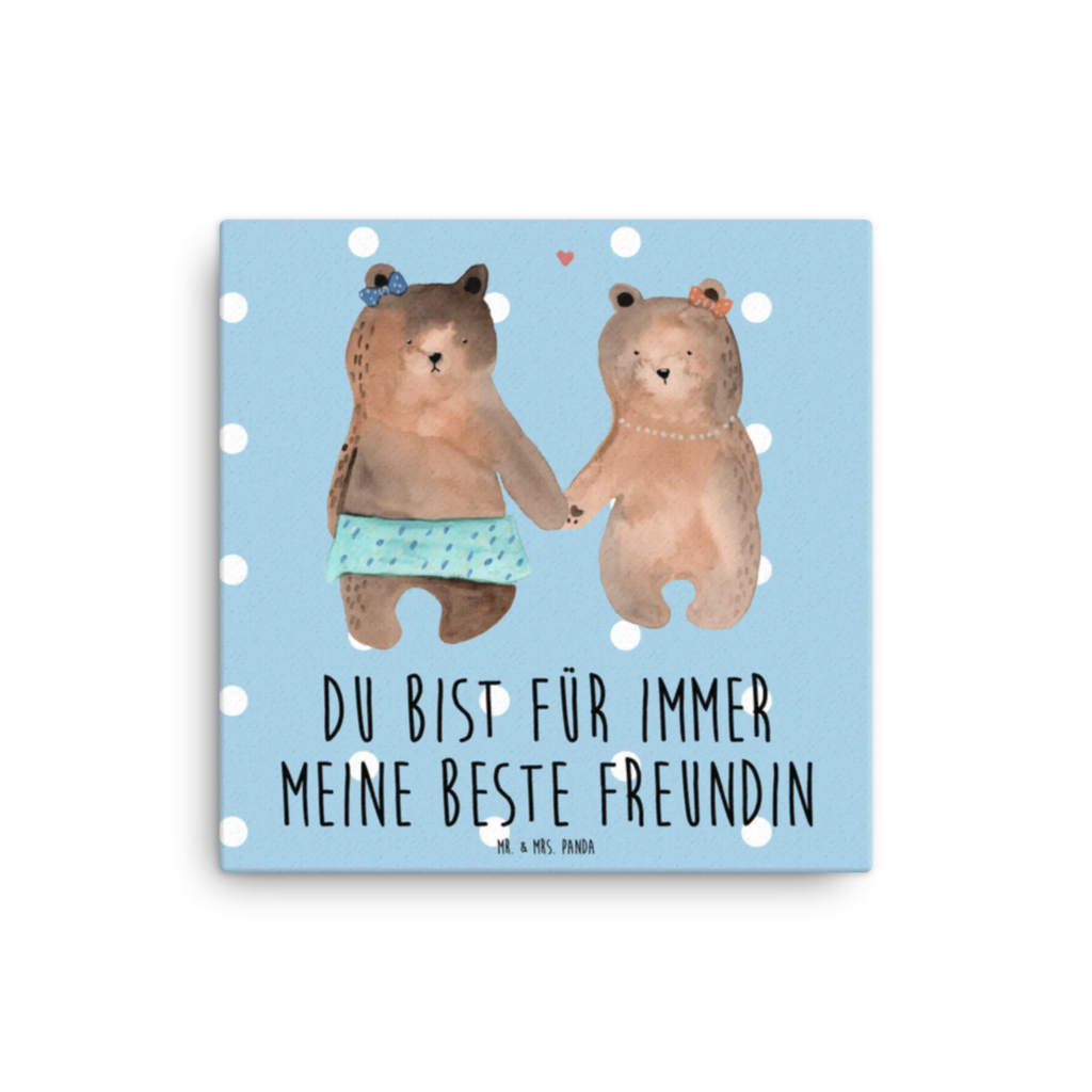 Canvas picture bear Girlfriend Kunstdruck, Leinwand, Teddybär, Teddy, Bär, Bär Freundin Beste Freund Liebe Liebesbeweis Verliebt Kumpel Kumpeliene