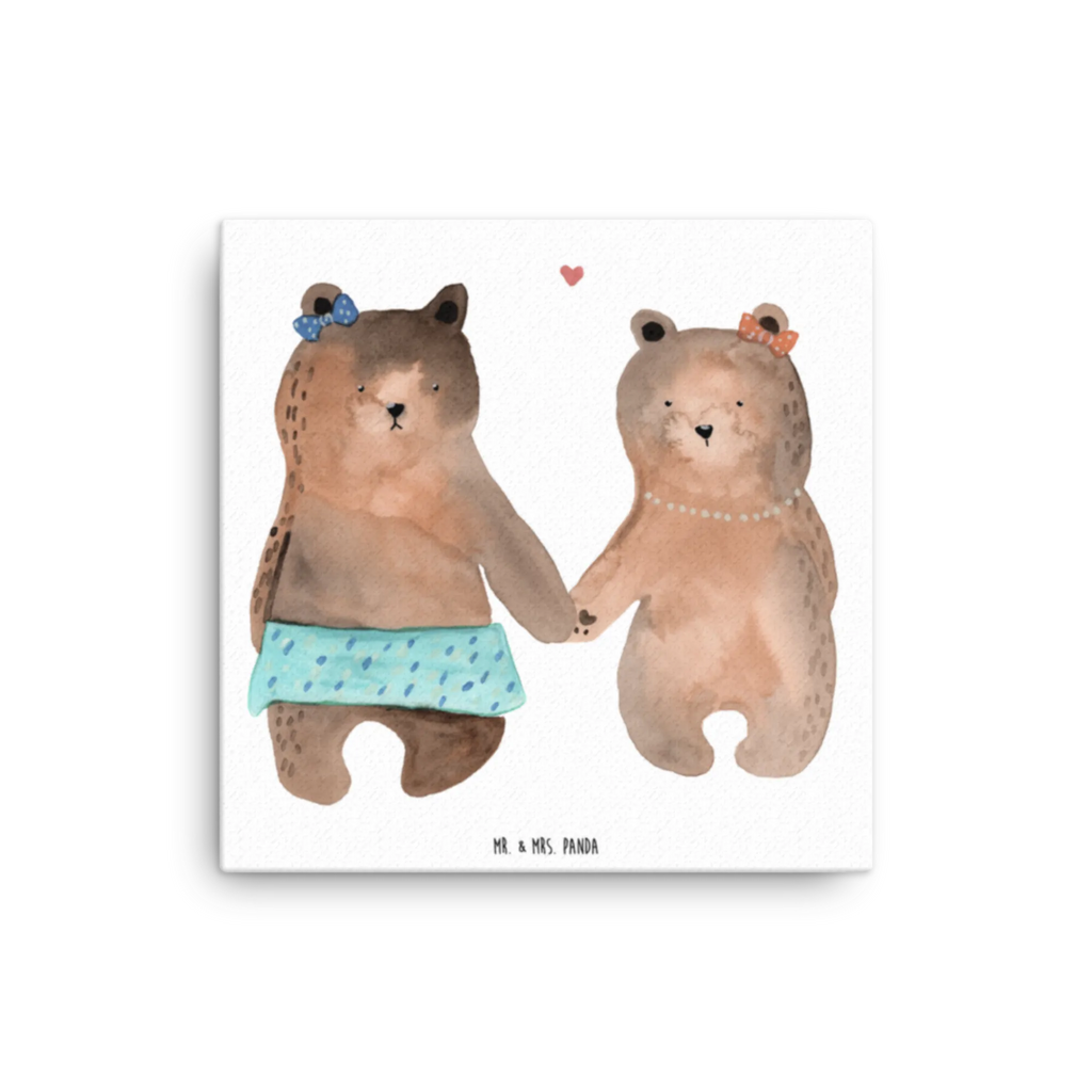 Canvas picture bear Girlfriend Kunstdruck, Leinwand, Teddybär, Teddy, Bär, Bär Freundin Beste Freund Liebe Liebesbeweis Verliebt Kumpel Kumpeliene