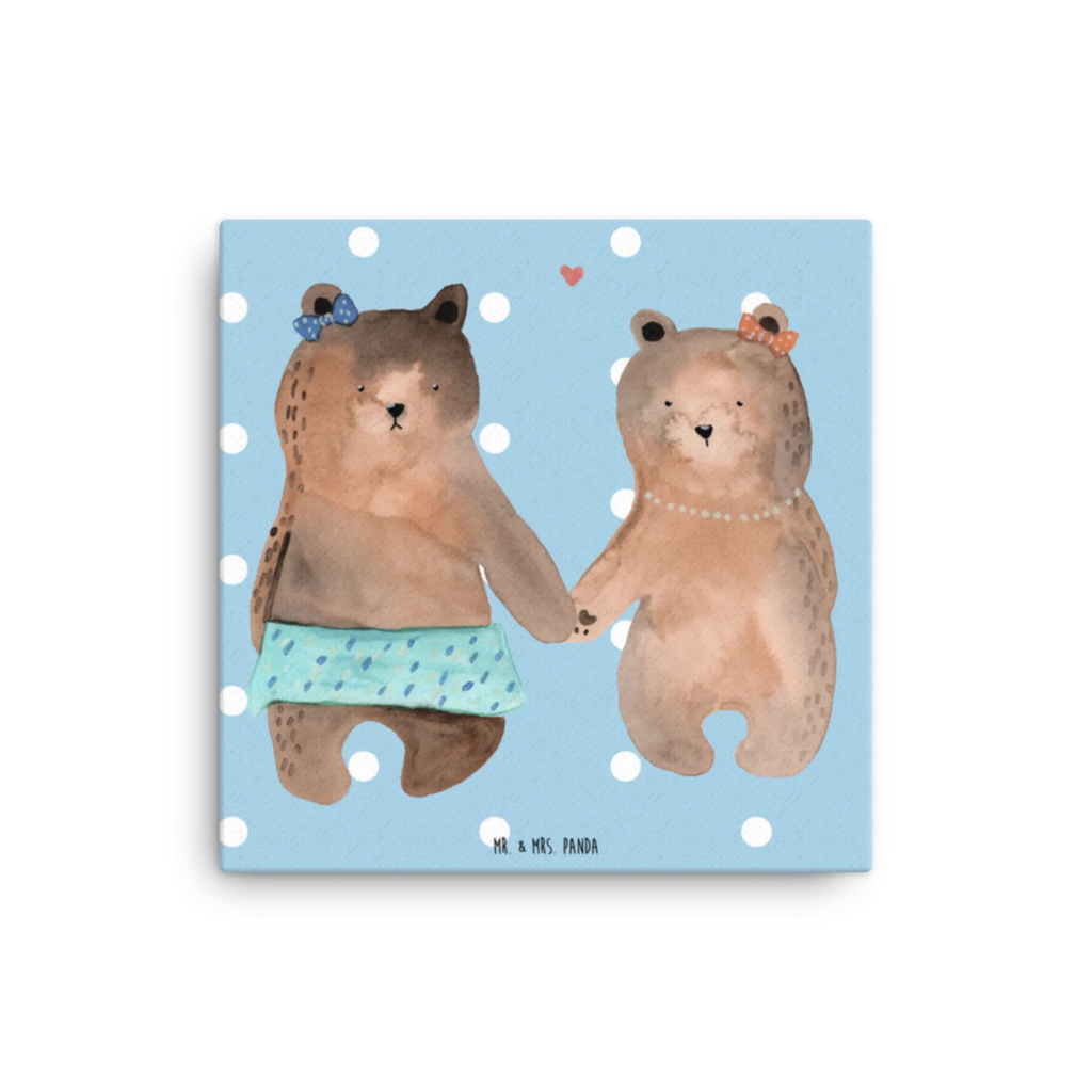Canvas picture bear Girlfriend Kunstdruck, Leinwand, Teddybär, Teddy, Bär, Bär Freundin Beste Freund Liebe Liebesbeweis Verliebt Kumpel Kumpeliene