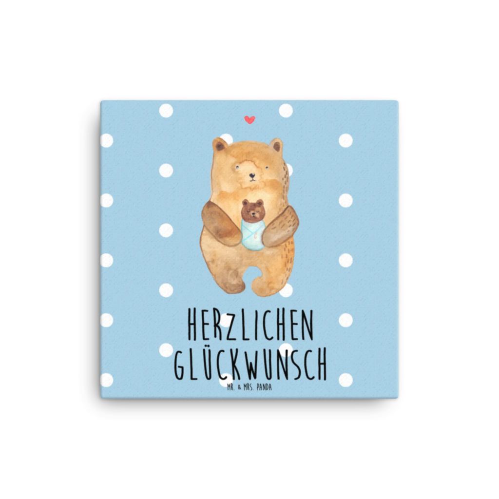 Canvas picture Niedźwiedź Niemowlę Leinwand, Kunstdruck, Teddybär, Teddy, Bär, Mutter, Geburt, Taufe, Geburtstag, Enkel, Eltern, Enkelin, Neffe, Glückwunsch, Nichte, Täufling, Baby