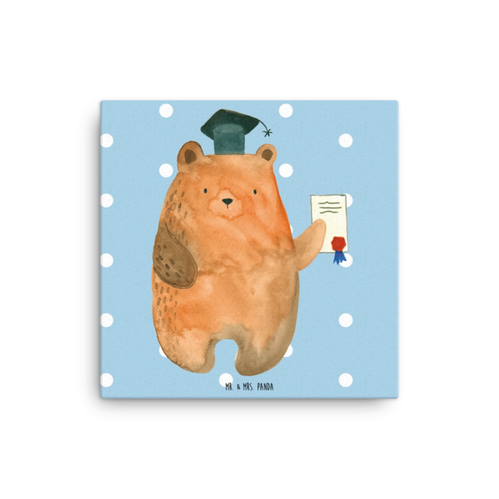 Canvas picture bear Test Bild, Kunstdruck, Wanddeko, Leinwand, Teddybär, Teddy, Bär, Prüfungen, Prüfung bestanden, Abitur, Abschluss, Abschlusszeugnis, Zeugnis