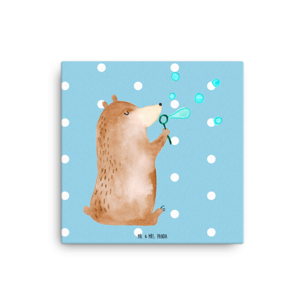 Leinwand Bild Bär Seifenblasen Leinwand, Kunstdruck, Teddybär, Teddy, Bär, Seifenblasen Bär Lustig Sein Glücklich Traurig Happy