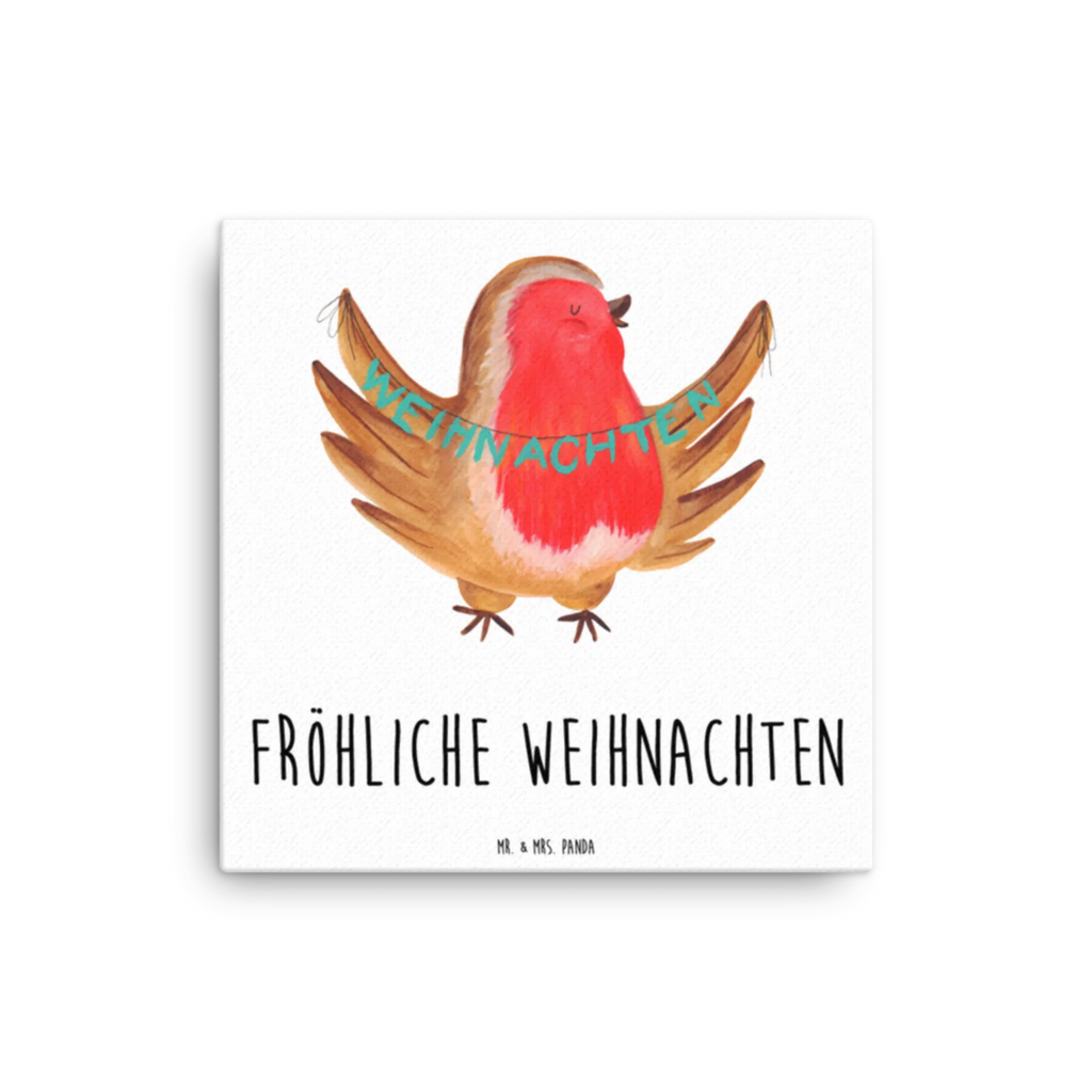 Leinwand Bild Rotkehlchen Weihnachten Leinwand, Kunstdruck, Winter, Wintermotiv, Heiligabend, Advent, Nikolaus, Weihnachtsdeko, Weihnachten, Frohe Weihnachten, Xmas, Weihnachtsgruß, Vogel, Weihnachtsmotiv