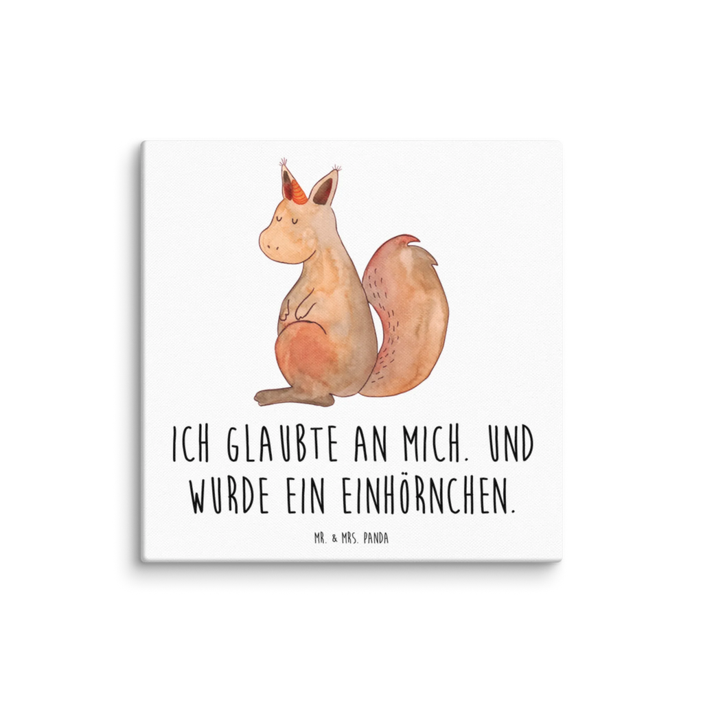 Canvas picture unicorn Believe Leinwand, Bild, Kunstdruck, Wanddeko, Dekoration, Einhorn, Einhörner, Einhorn Deko, Unicorn, Einhörnchen, Eichhörnchen, Eichhorn