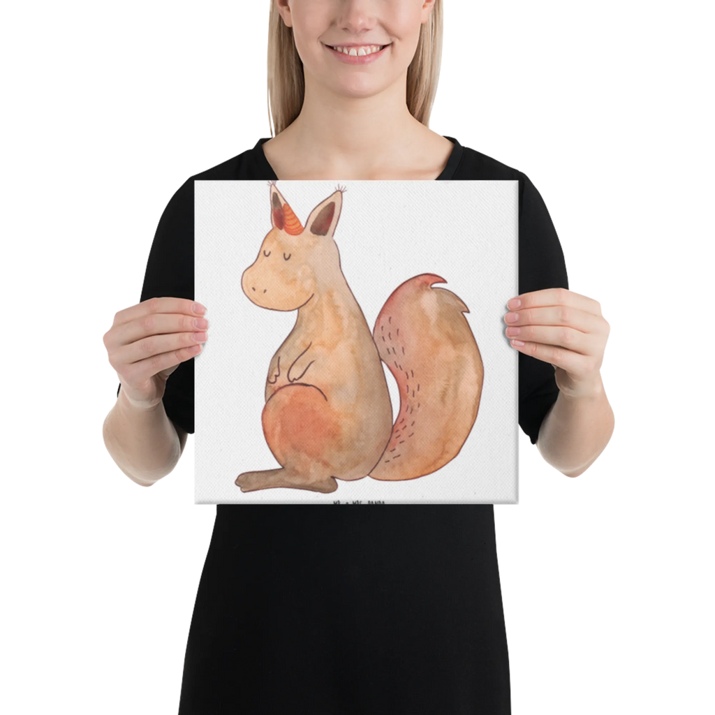 Canvas picture unicorn Believe Leinwand, Bild, Kunstdruck, Wanddeko, Dekoration, Einhorn, Einhörner, Einhorn Deko, Unicorn, Einhörnchen, Eichhörnchen, Eichhorn