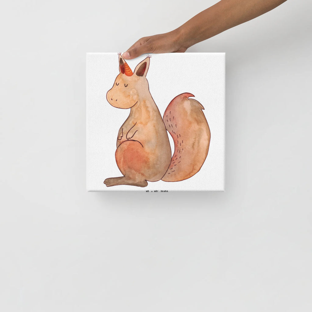 Canvas picture unicorn Believe Leinwand, Bild, Kunstdruck, Wanddeko, Dekoration, Einhorn, Einhörner, Einhorn Deko, Unicorn, Einhörnchen, Eichhörnchen, Eichhorn