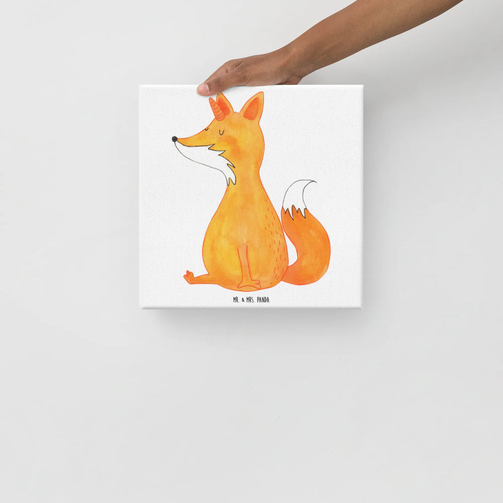 Canvas picture unicorn Fox Leinwand, Bild, Kunstdruck, Wanddeko, Dekoration, Einhorn, Einhörner, Einhorn Deko, Unicorn, Fuchs, Unicorns, Fuchshörnchen, Fuchshorn, Foxycorn, Füchse