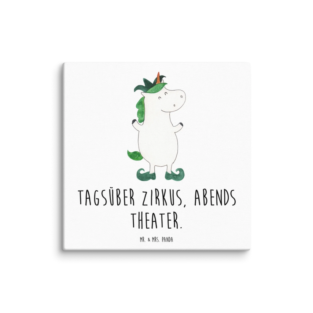 Leinwand Bild Einhorn Joker Bild, Leinwand, Wanddeko, Kunstdruck, Unicorn, Einhorn, Einhorn Deko, Einhörner, Hofnarr, Gaukler, Mittelalter, Kasper