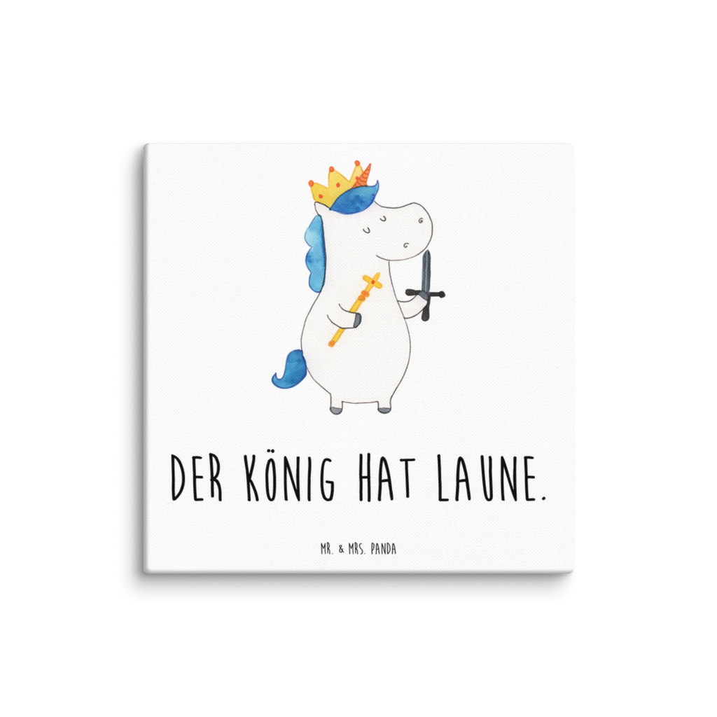 Canvas picture unicorn king with sword Bild, Wanddeko, Dekoration, Kunstdruck, Leinwand, Einhorn, Einhörner, Einhorn Deko, Unicorn, Ritter, Mittelalter, König