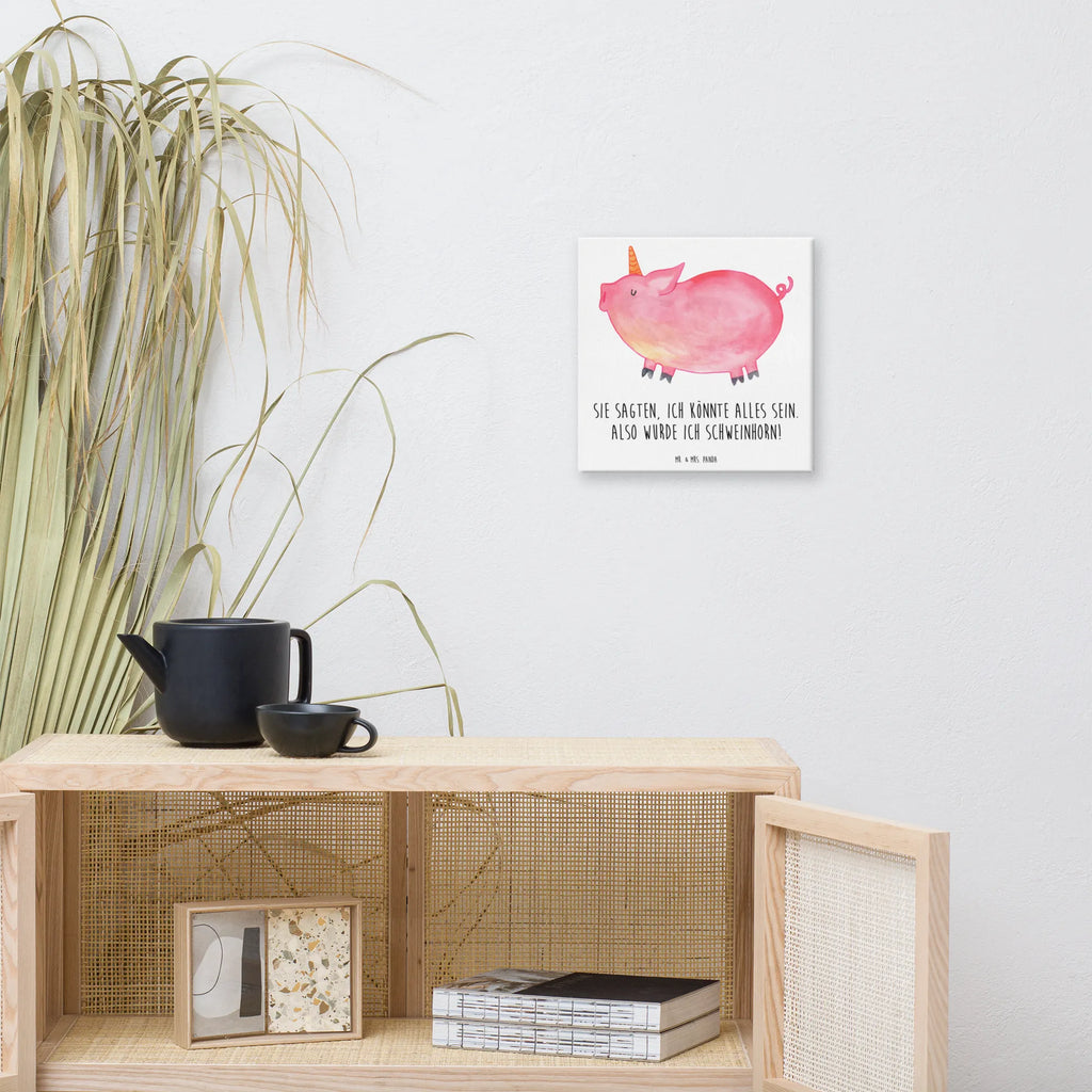 Canvas picture unicorn Pig Kunstdruck, Leinwand, Unicorn, Einhorn, Einhorn Deko, Einhörner, Spaß, Schwein, English, Geschenk, Spruch, Piggy, Pig, Schweinhorn, Funny, Witzig. Lustig, Englisch, Party, Bauer