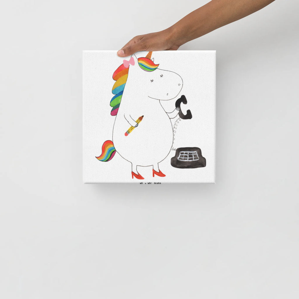 Canvas picture unicorn secretary Leinwand, Bild, Kunstdruck, Wanddeko, Dekoration, Einhorn, Einhörner, Einhorn Deko, Unicorn, Sekretärin, Büro, Rechtsanwältin, Rechtsanwaltsgehilfin, Steuerbüro, Steuerkanzlei, Bürokraft, Bürohilfe