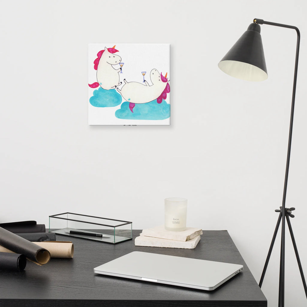Canvas picture unicorn sparkling wine Leinwand, Kunstdruck, Unicorn, Einhorn, Einhorn Deko, Einhörner, Freundinnen, BFF, Anstoßen, Party, Mädelsabend, Sekt, Beste, Korken, Spaß, Freundin