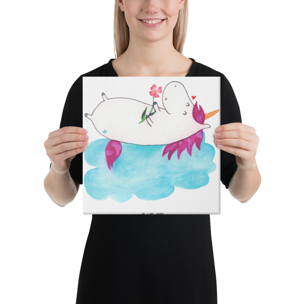 Canvas picture unicorn In love Leinwand, Kunstdruck, Unicorn, Einhorn, Einhorn Deko, Einhörner, Liebe, Freundin, Liebesbeweis, Wolke, Verliebt