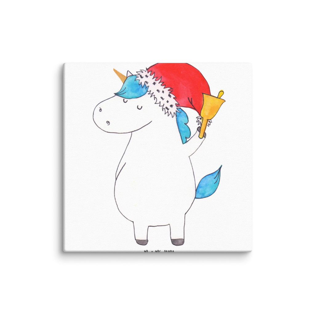 Canvas picture unicorn Santa Claus Kunstdruck, Leinwand, Unicorn, Einhorn, Einhorn Deko, Einhörner, Weihnachtsmann, Gin, Nikolaus, Wunschzettel, Weihnachten, Schoki, Feenstaub, Schokolade, Wunschliste