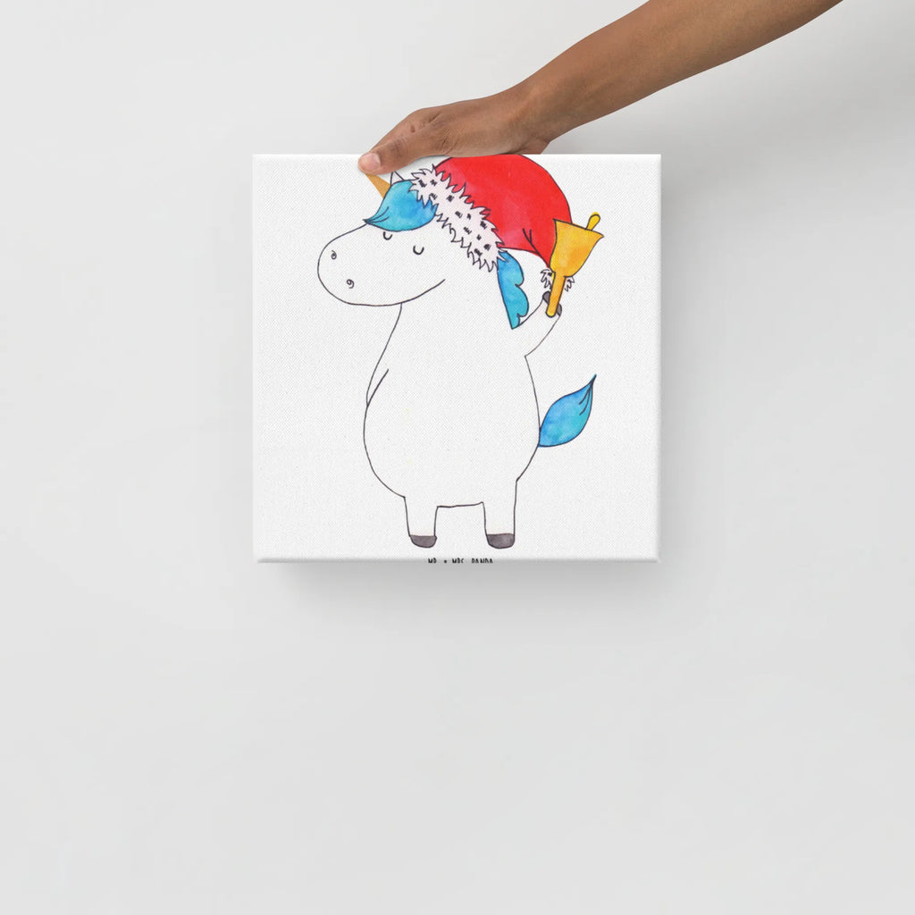 Canvas picture unicorn Santa Claus Kunstdruck, Leinwand, Unicorn, Einhorn, Einhorn Deko, Einhörner, Weihnachtsmann, Gin, Nikolaus, Wunschzettel, Weihnachten, Schoki, Feenstaub, Schokolade, Wunschliste