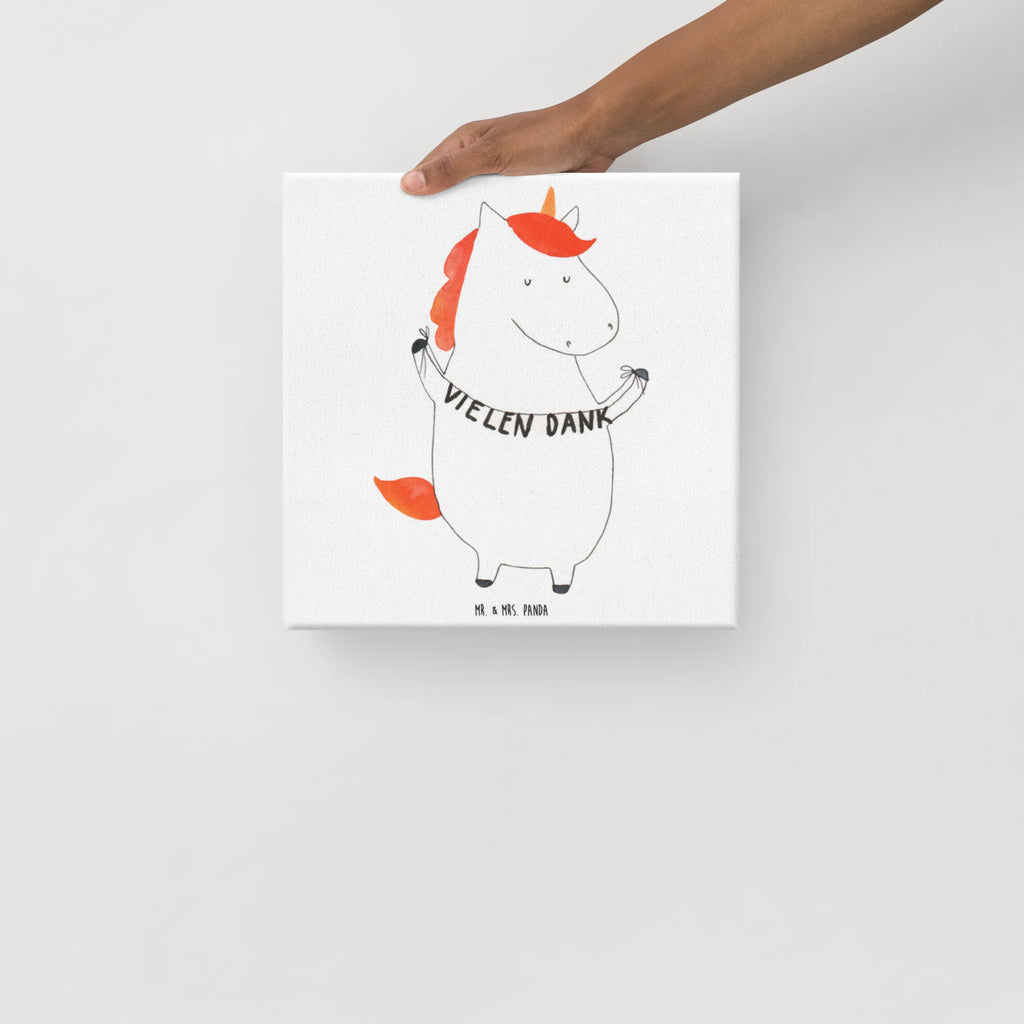 Leinwand Bild Einhorn Vielen Dank Leinwand, Bild, Kunstdruck, Wanddeko, Dekoration, Einhorn, Einhörner, Einhorn Deko, Unicorn, Danke, vielen Dank, Dankeschön, Danksagung