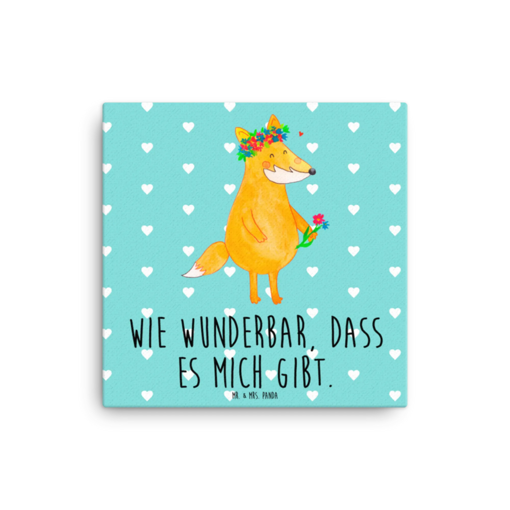 Leinwand Bild Fuchs Blumen Kunstdruck, Leinwand, Fuchs, Motivation, Liebesbeweis, Freundin, Liebe, Freundinnen, Fox, Selbstliebe, Fuchsmädchen, Ich, Blumen, Freude, Blumenmädchen, Füchse, Blume, Mich