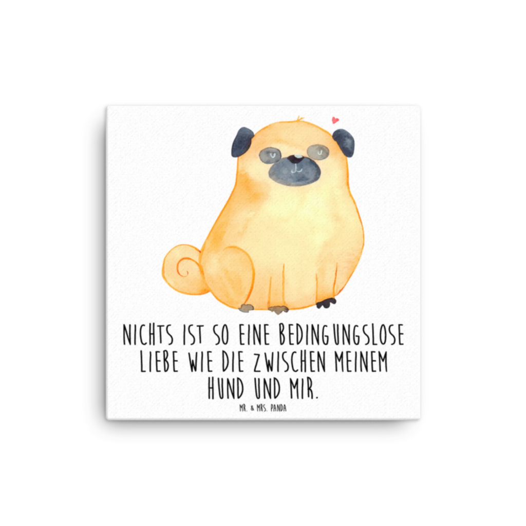 Leinwand Bild Mops Kunstdruck, Leinwand, Hunderasse, Hundebesitzer, Sprüche, Hundemotiv, Haustier, Tierliebhaber, Hund, Liebe, Mops, Hundeliebe
