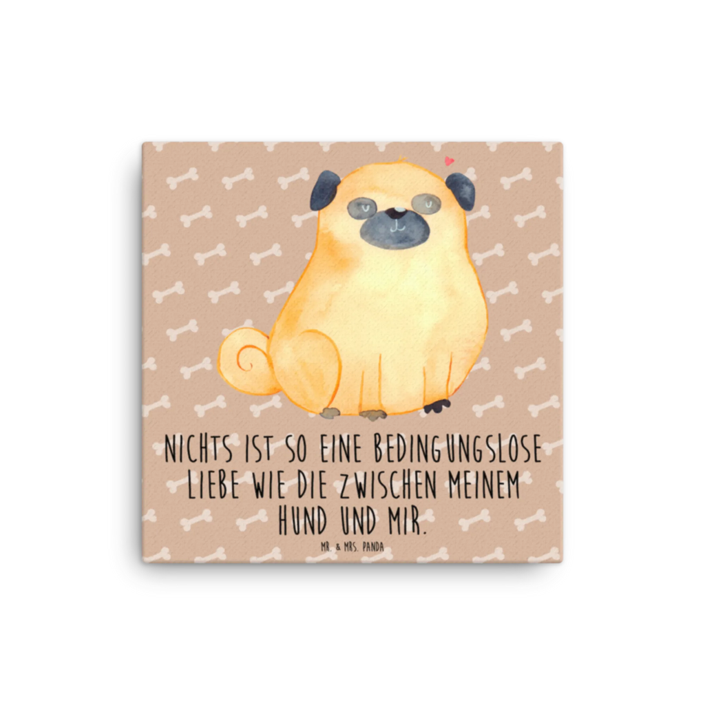 Leinwand Bild Mops Kunstdruck, Leinwand, Hunderasse, Hundebesitzer, Sprüche, Hundemotiv, Haustier, Tierliebhaber, Hund, Liebe, Mops, Hundeliebe