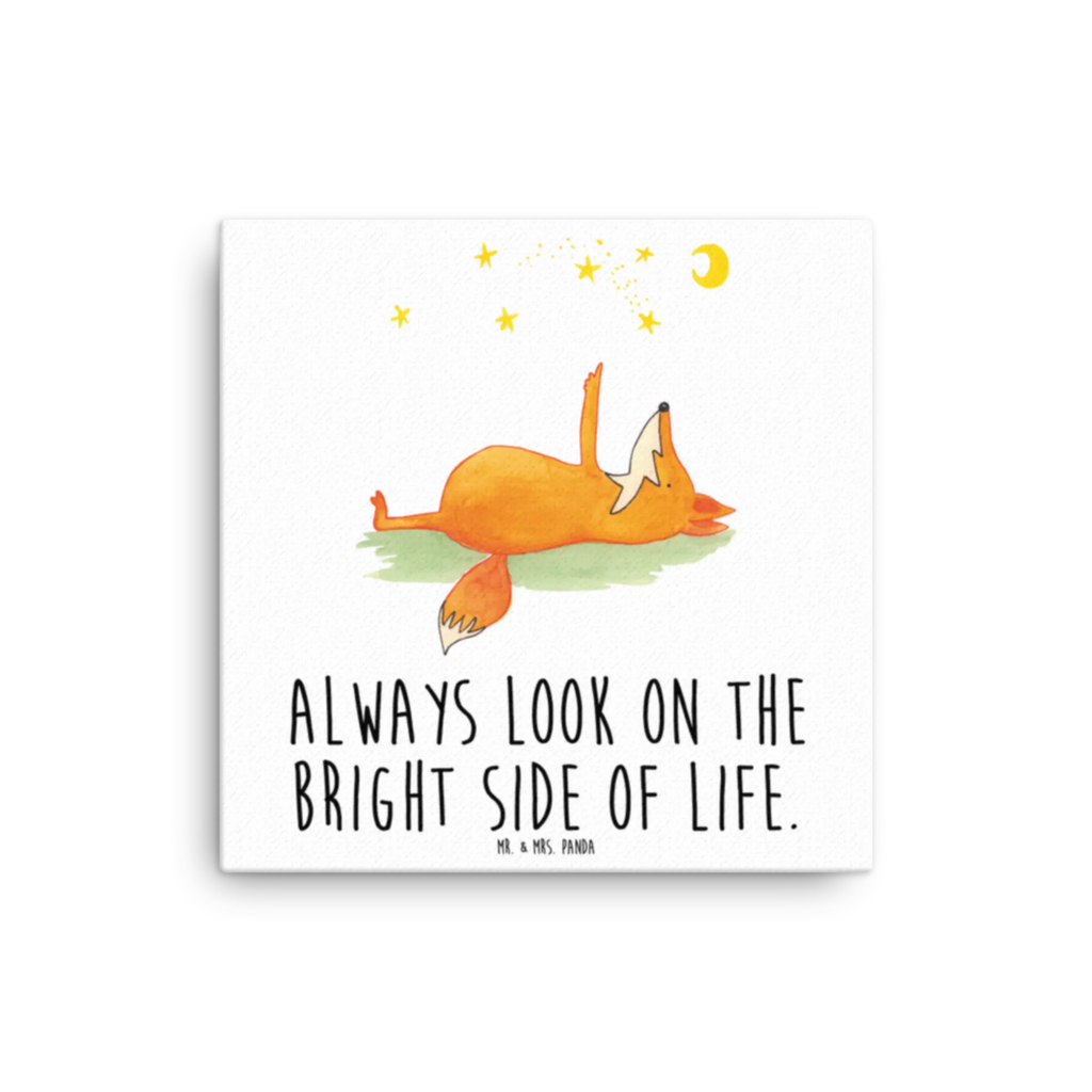 Canvas picture lis Gwiazdy Leinwand, Kunstdruck, Fuchs, Spruch schön, Tröstende Worte, Füchse, Romantik, Always Look On The Bright Side Of Life, Spruch Positiv