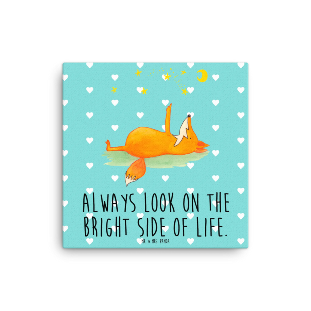 Canvas picture lis Gwiazdy Leinwand, Kunstdruck, Fuchs, Spruch schön, Tröstende Worte, Füchse, Romantik, Always Look On The Bright Side Of Life, Spruch Positiv