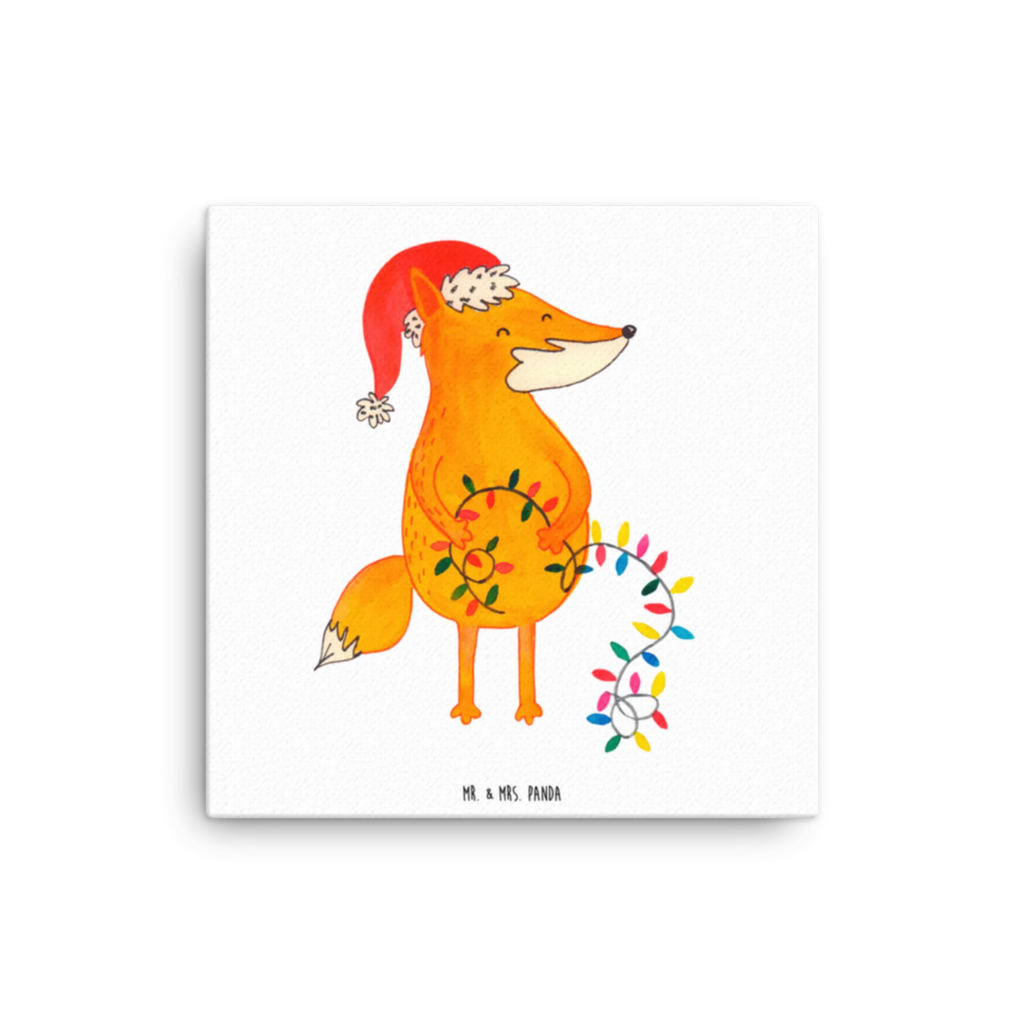 Leinwand Bild Fuchs Weihnachten Kunstdruck, Leinwand, Winter, Wintermotiv, Heiligabend, Advent, Nikolaus, Weihnachtsdeko, Weihnachten, Weihnachtszeit, Füchse, Fuchs, Spruch schön, Weihnachtsmann, Geschenk Weihnachten