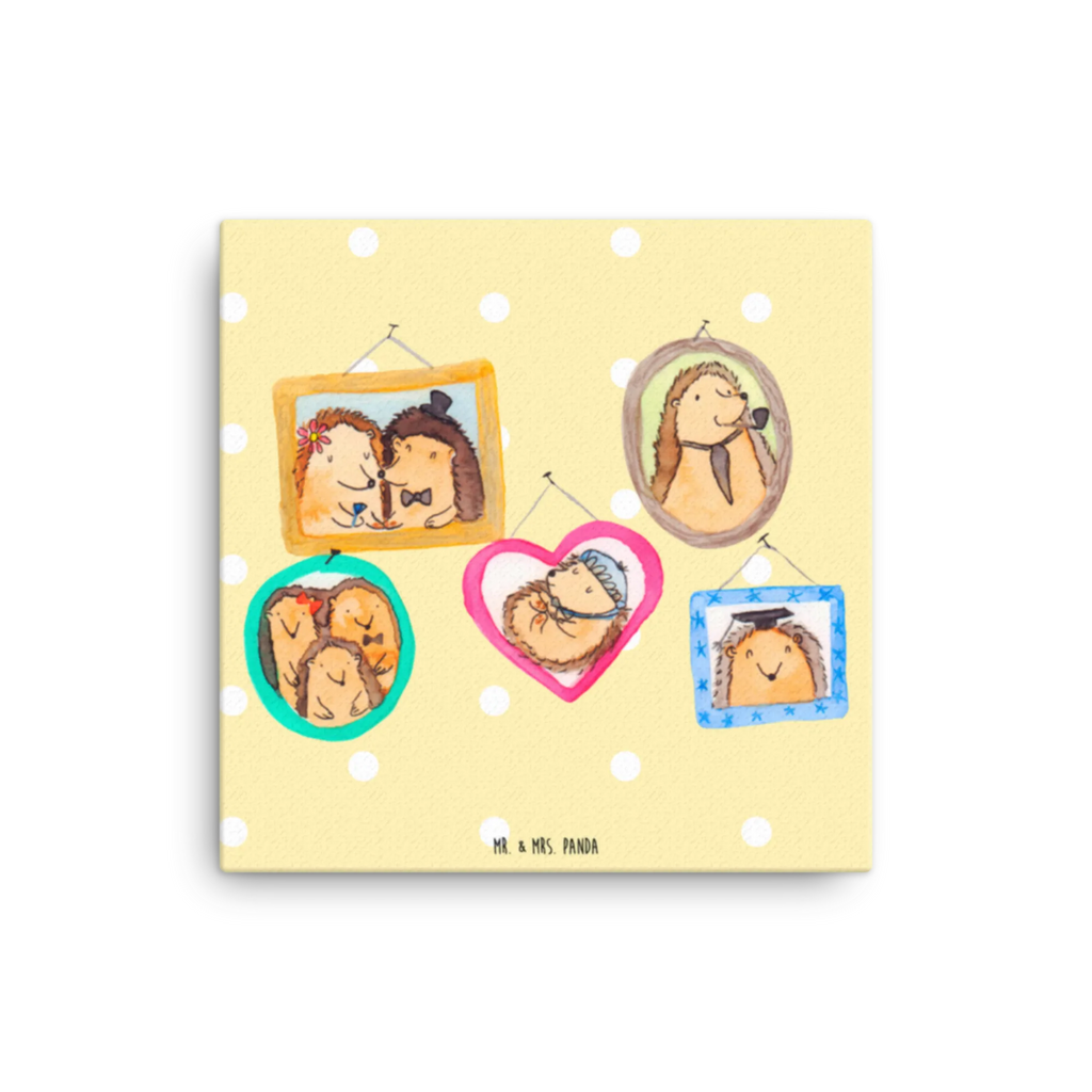 Canvas picture Hedgehog family Kunstdruck, Leinwand, Vatertag, Schwester, Muttertag, Bruder, Papa, Mama, Oma, Opa, Familie, Igel, Zusammenhalt, Liebe, Bilder, Glück