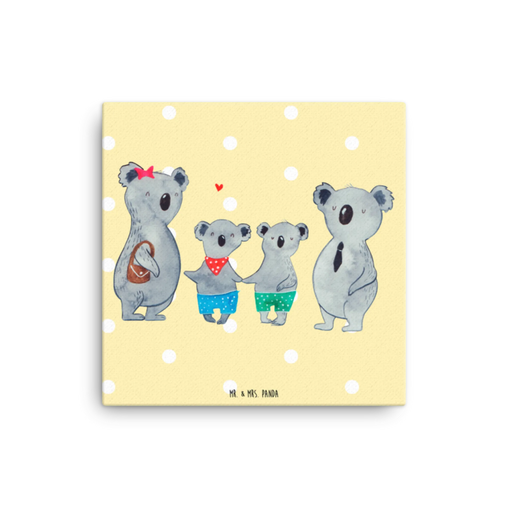 Canvas picture Koala family with two kids Kunstdruck, Leinwand, Vatertag, Schwester, Muttertag, Bruder, Papa, Mama, Oma, Opa, Familie, Beste Familie, Koalafamilie, Lieblingsfamilie, Koala, Familienleben, Familienzeit, Koalabär