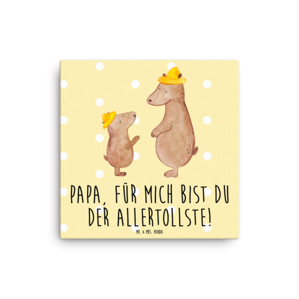 Leinwand Bild Bären mit Hut Kunstdruck, Leinwand, Vatertag, Schwester, Muttertag, Bruder, Papa, Mama, Oma, Opa, Familie, Papi, Dad, Lieblingsmensch, Vorbild, Vater-Sohn, Vater, Sohn, Bären, Kind, Söhne, Bär, Kinder, Paps, Family, Daddy