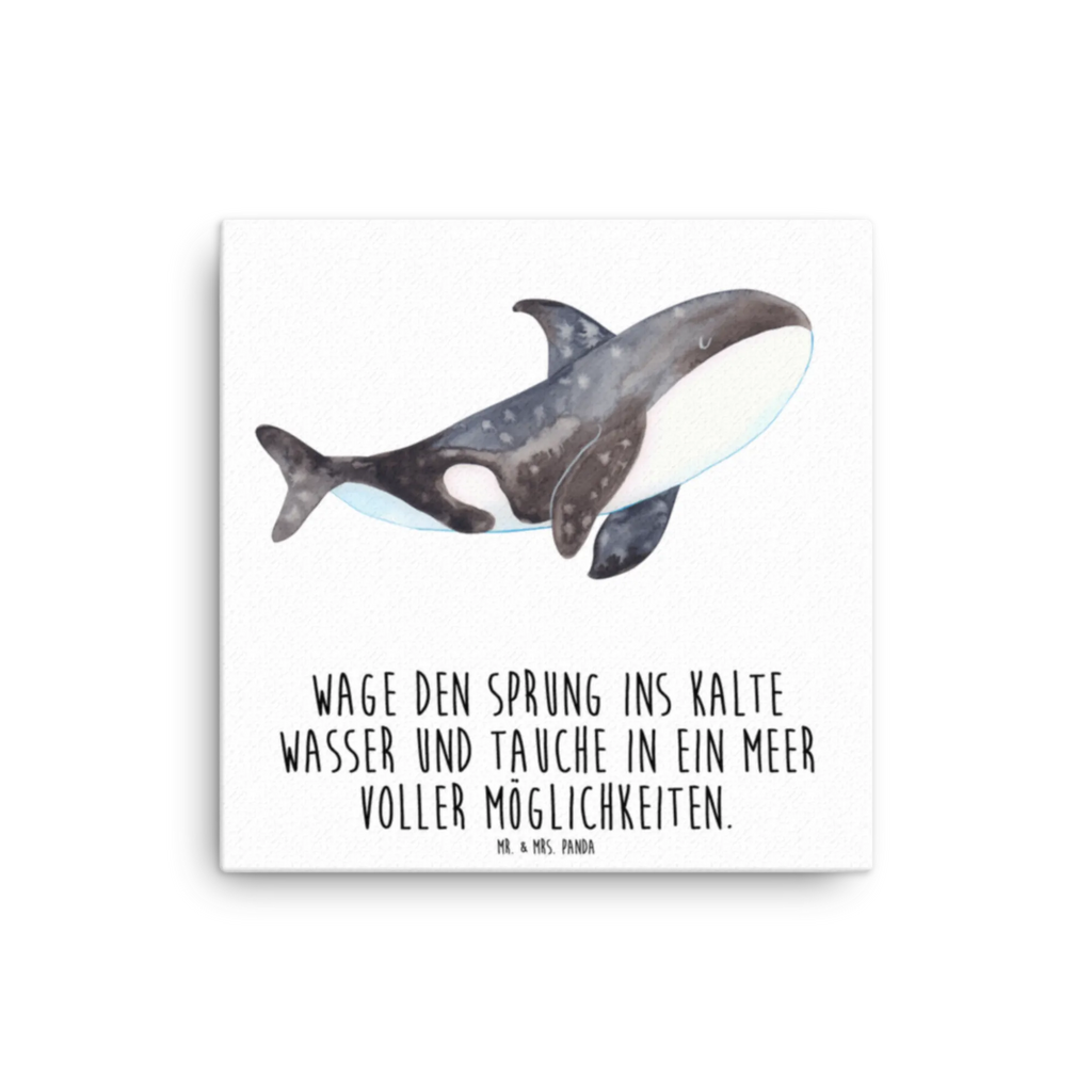 Canvas picture Orca Kunstdruck, Bild, Wanddeko, Leinwand, Meer, Urlaub, Meerestiere, Möglichkeiten, Orca, Orcas, Wal, Selbstliebe, Arbeit, Killerwal, Motivation, Startup, Neustart, Büro