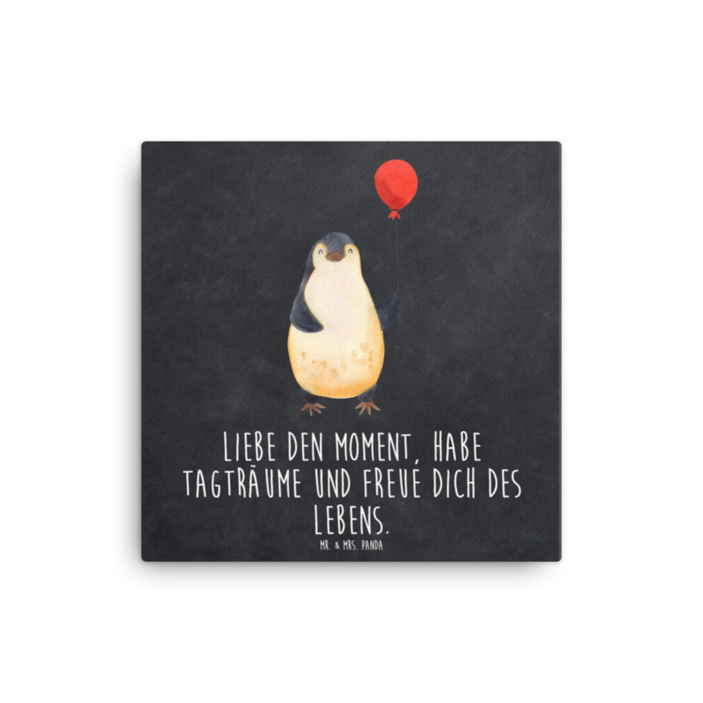 Leinwand Bild Pinguin Luftballon Leinwand, Kunstdruck, Pinguin, Glück, Liebe, Geschenk Freundin, Motivation, Beste Freundin, Lebenslust, Neues Leben, Geschenkidee, Luftballon, Neustart, Pinguine, Tagträume