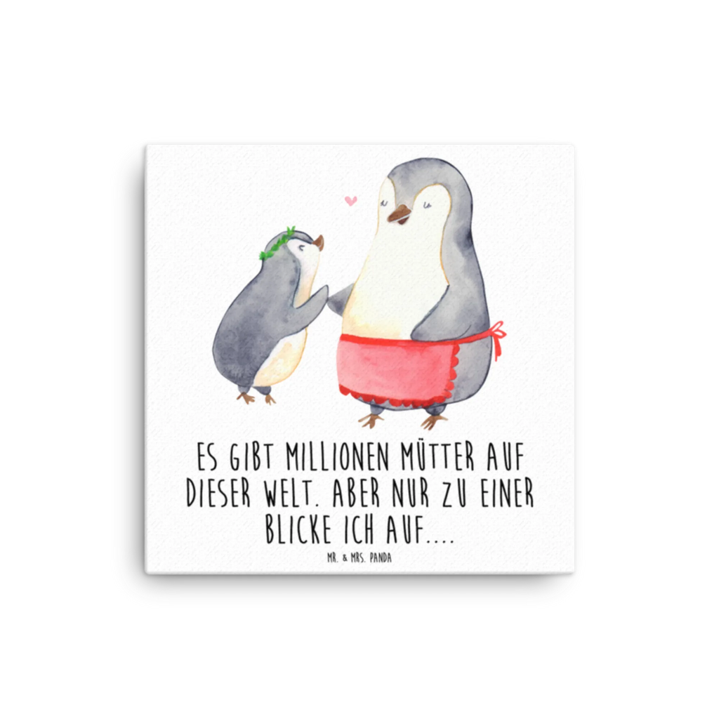 Canvas picture Penguin with child Kunstdruck, Leinwand, Vatertag, Schwester, Muttertag, Bruder, Papa, Mama, Oma, Opa, Familie, Mutti, Mutter, Mami, Geburststag, Geschenk