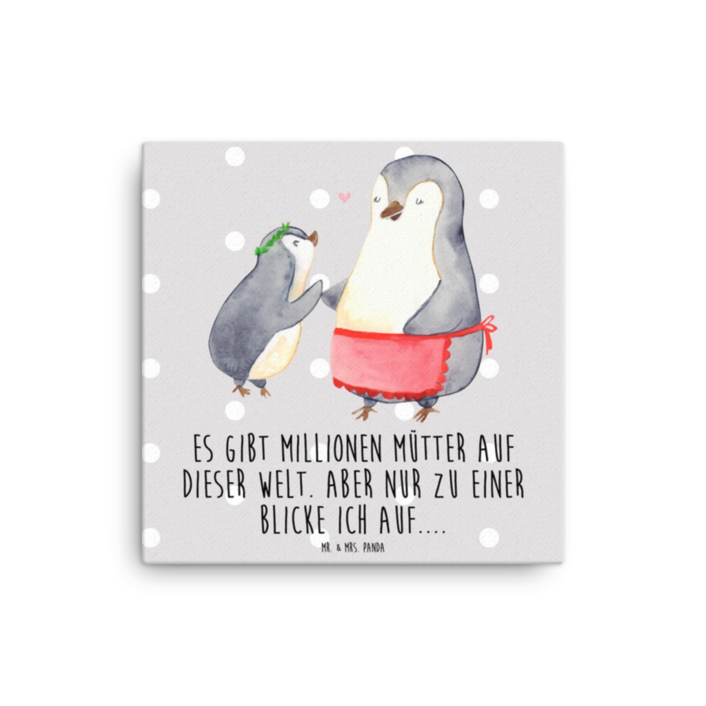 Canvas picture Penguin with child Kunstdruck, Leinwand, Vatertag, Schwester, Muttertag, Bruder, Papa, Mama, Oma, Opa, Familie, Mutti, Mutter, Mami, Geburststag, Geschenk