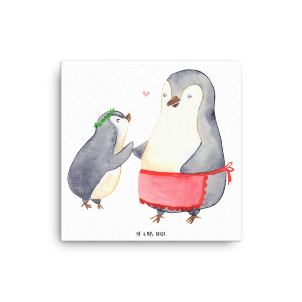 Canvas picture Penguin with child Kunstdruck, Leinwand, Vatertag, Schwester, Muttertag, Bruder, Papa, Mama, Oma, Opa, Familie, Mutti, Mutter, Mami, Geburststag, Geschenk