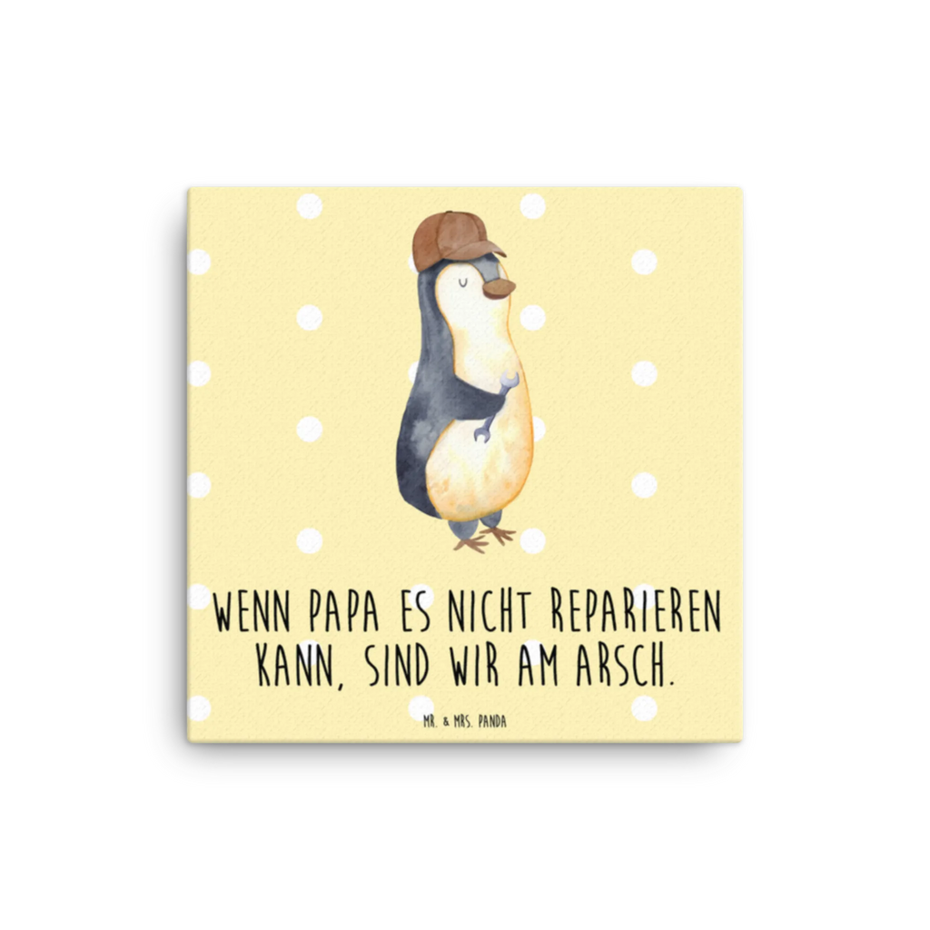 Canvas picture If Daddy can't fix it, we're screwed. Leinwand, Kunstdruck, Vatertag, Schwester, Muttertag, Bruder, Papa, Mama, Oma, Opa, Familie, Vater, Geschenk Papa, Bester Papa Der Welt