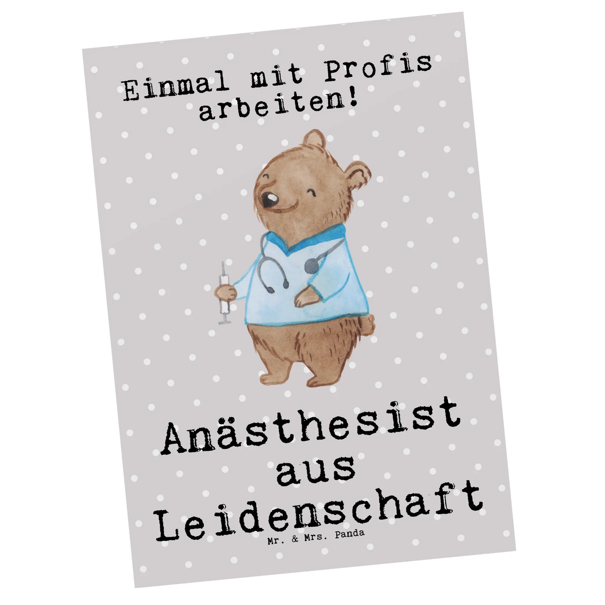 Postcard anesthesiologist Passion postcards, gift card, letter, card, paper, gift, invitation card, Postcard, invitation, gift idea, best, farewell gift, passing exam, anniversary, retirement, promotion, job start, sayings, funny, profession