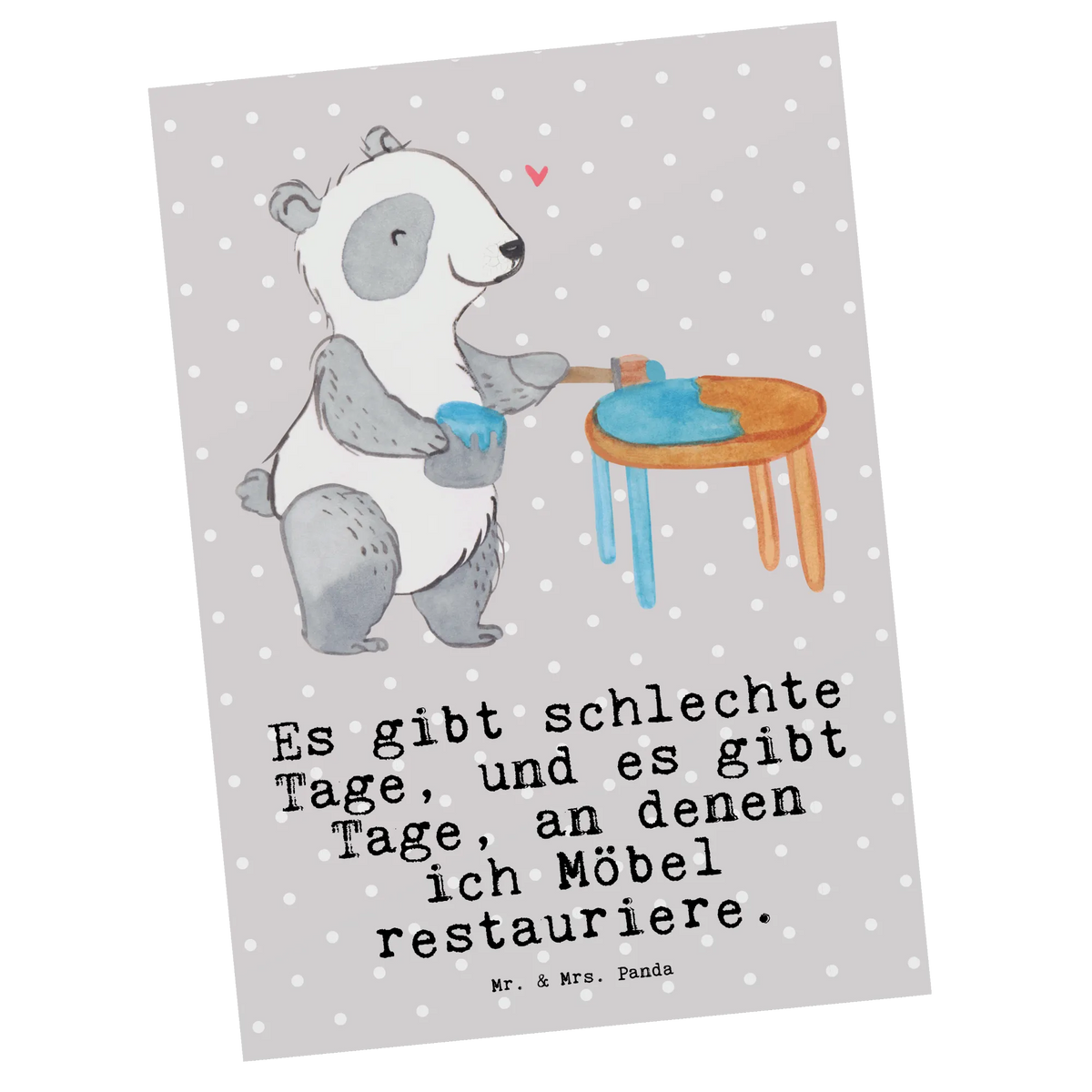 Postcard panda restore furniture