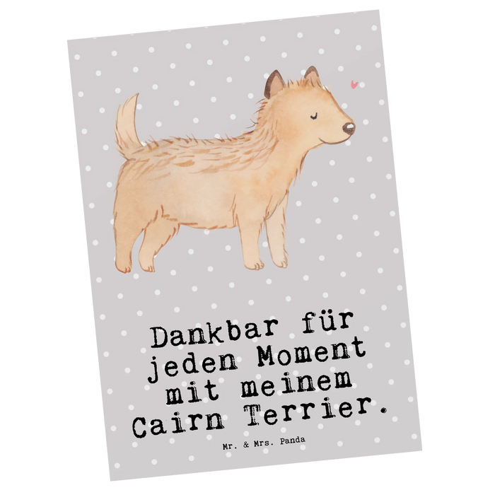 Postkarte Cairn Terrier Moment