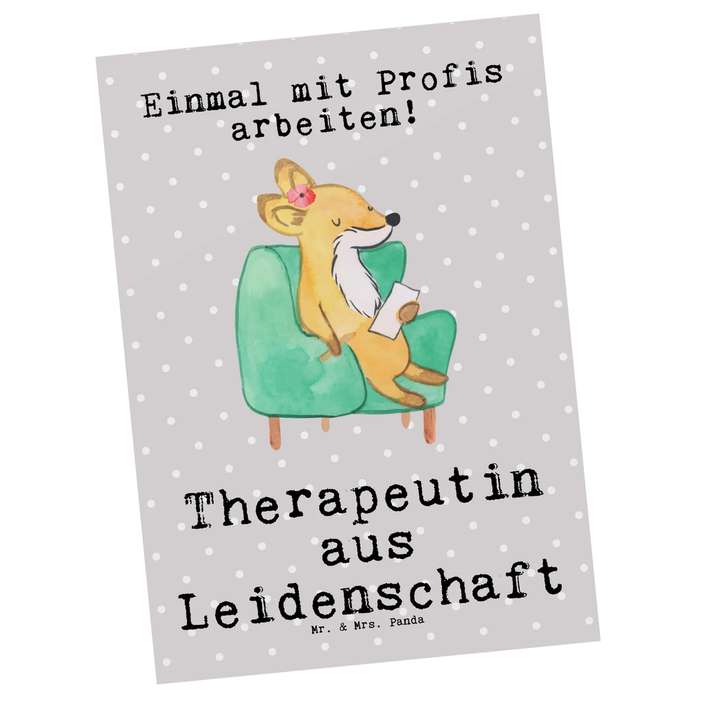 Postkarte Therapeutin aus Leidenschaft Einladung, Geschenkkarte, Ansichtskarten, Einladung Geburtstag, Ansichtskarte, Geburtstagskarte, Einladungskarten Geburtstag, Grußkarte, Einladungskarte, Karte, Dankeskarte, Postkarte, Beruf, Ausbildung, Jubiläum, Abschied, Rente, Kollege, Kollegin, Geschenk, Schenken, Arbeitskollege, Mitarbeiter, Firma, Danke, Dankeschön