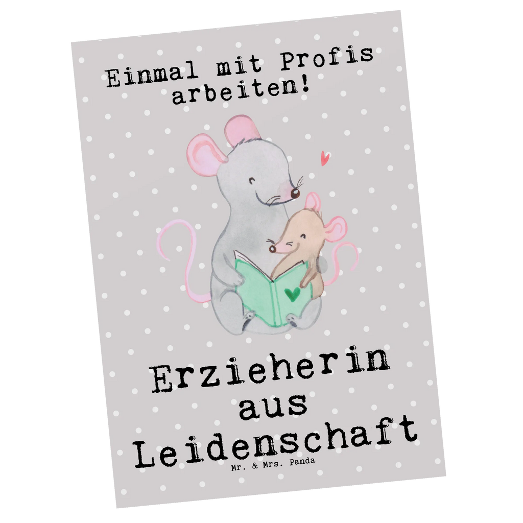 Postcard Educator Passion paper, card, letter, invitation card, postcards, gift, invitation, gift card, Postcard, gift idea, best, farewell gift, passing exam, anniversary, retirement, promotion, job start, sayings, funny, profession